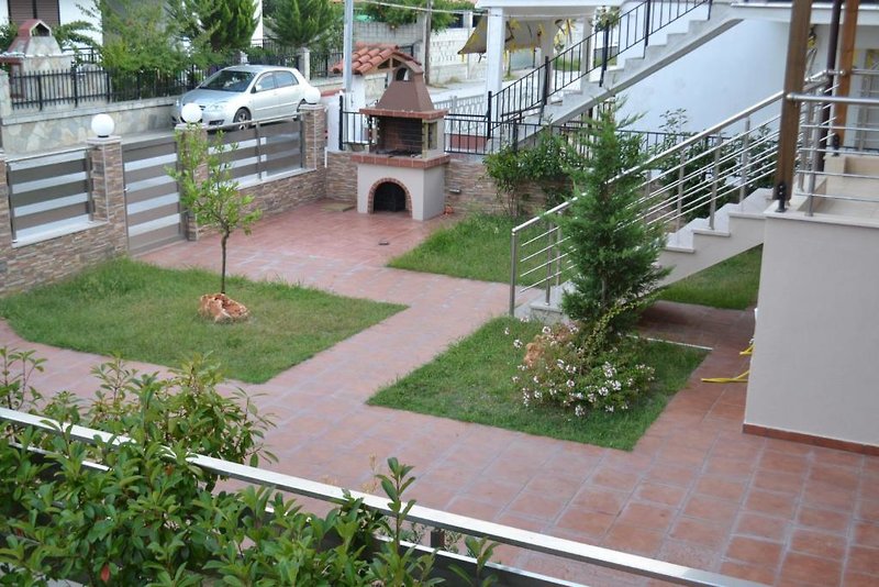 Amalia Lux Villas in Nea Vrasná, Thessaloniki (Chalkidiki) Garten