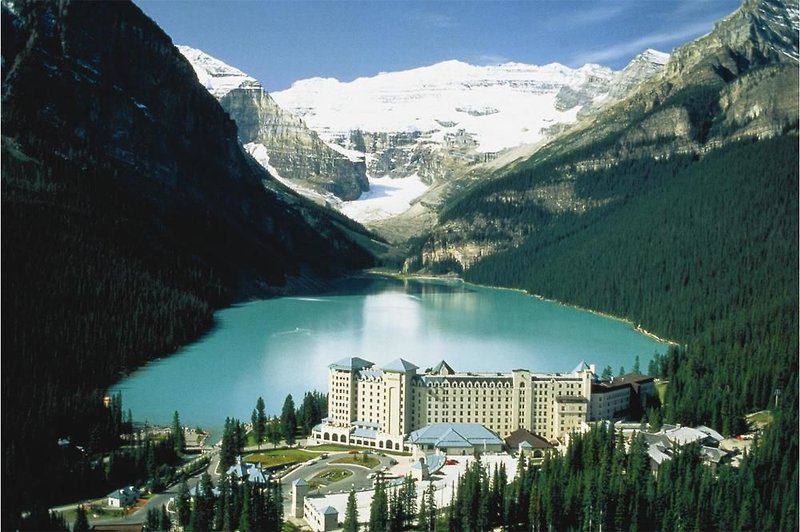 Fairmont Château Lake Louise in Lake Louise, Calgary Außenaufnahme
