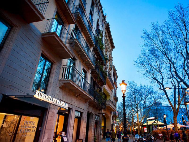 Ikonik Ramblas in Barcelona, Barcelona Außenaufnahme