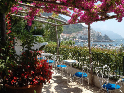 Hotel Aurora in Amalfi, Neapel Garten