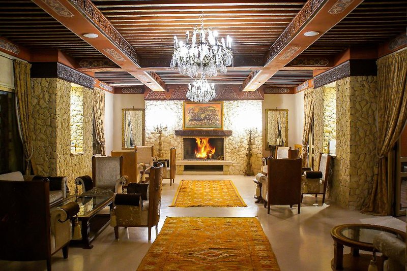 Hotel Borj Des Cascades in Ouzoud, Marrakesch (Marokko) Lounge/Empfang