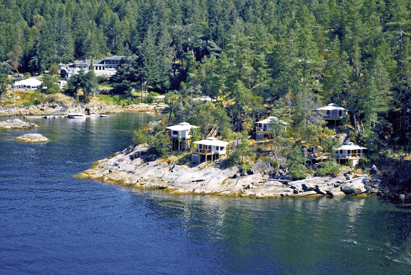 Rockwater Secret Cove Resort in Halfmoon Bay, Vancouver Landschaft