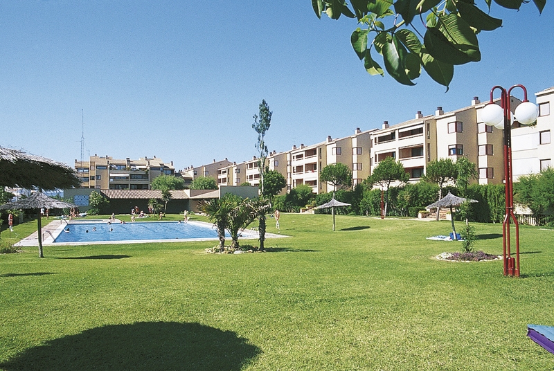 Golf Mar in Playa de Pals, Barcelona Garten