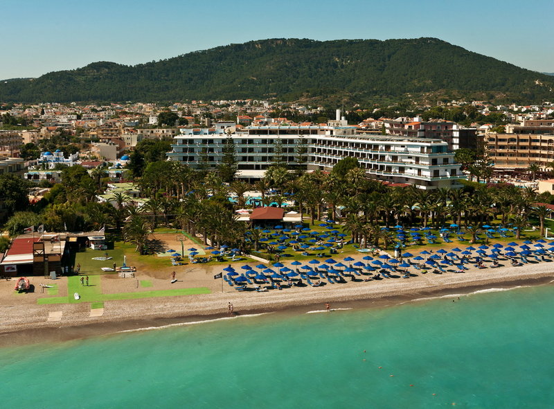 Blue Horizon Beach Resort in Ialysos, Rhodos Außenaufnahme