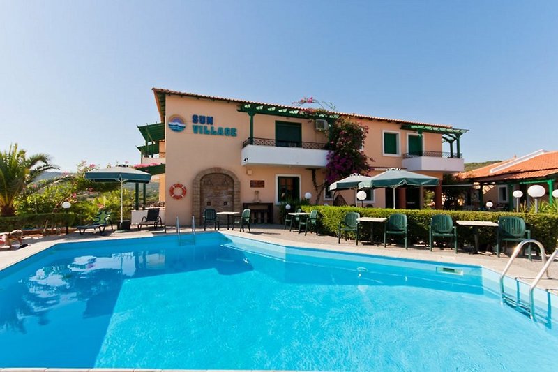 Sun Village in Megas Limnionas, Mytilene (Lesbos) Pool