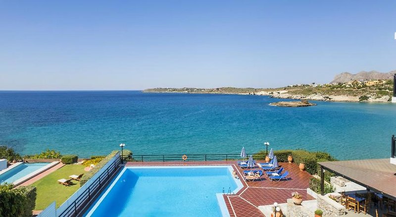 Lena Beach Hotel in Kalathas, Chania (Kreta) Pool