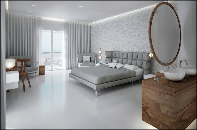 18 Grapes Hotel in Agios Prokopios, Santorini Wohnbeispiel