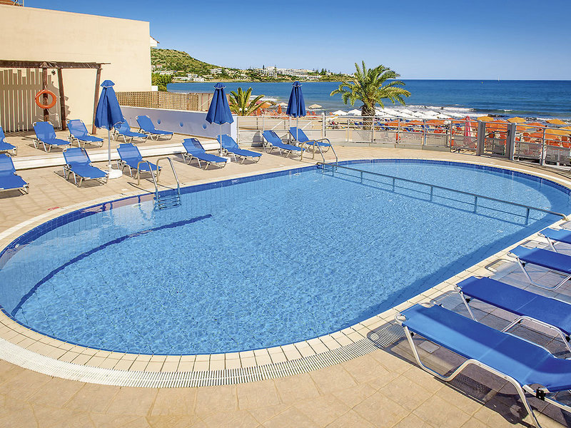 Eleni Beach Hotel in Stalida, Heraklion (Kreta) Pool