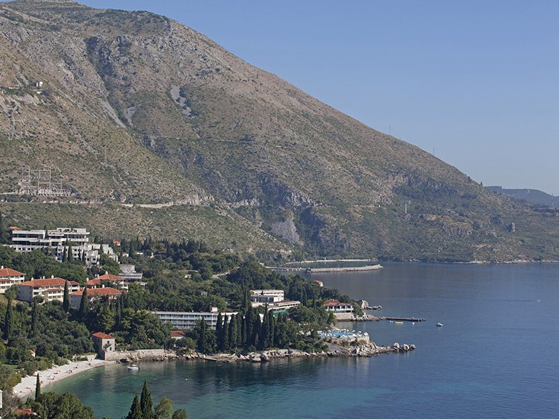 Villen in Plat in Mlini, Dubrovnik (Kroatien) Außenaufnahme