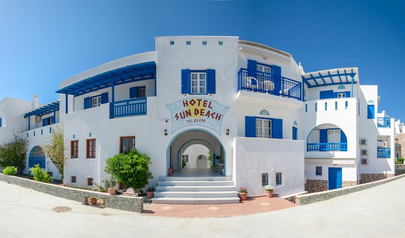 Sun Beach Hotel in Naxos-Stadt, Santorini Außenaufnahme