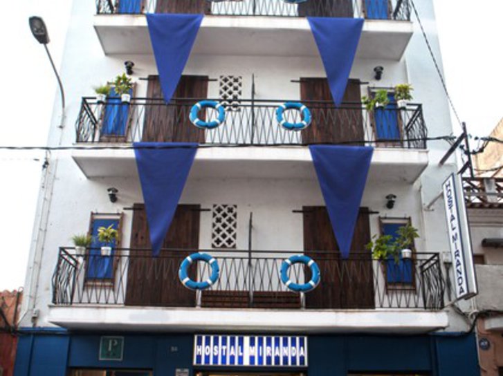 Miranda Hostal in Blanes, Barcelona Außenaufnahme