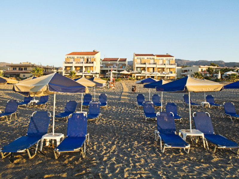 Iperion Beach Hotel in Rethymno, Heraklion (Kreta) Garten