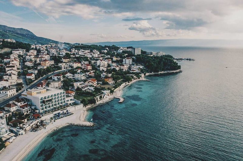 Hotel Split in Podstrana, Split (Kroatien) Landschaft
