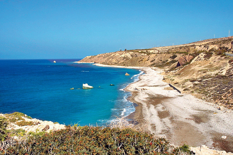 ASI Zypern - Aphroditetrail und weiße Felsen in Paphos, Larnaca (Süden) Landschaft