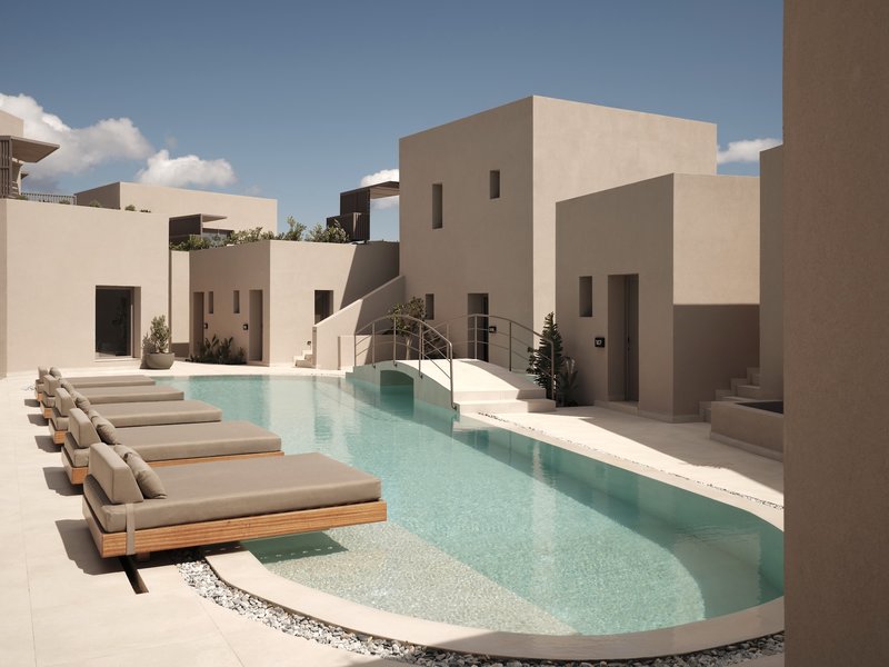 Enarma Suites & Spa in Megalochori, Santorini Pool