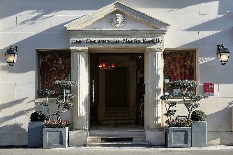 Hôtel Saint Martin Bastille in Paris, Paris-Charles De Gaulle Lounge/Empfang