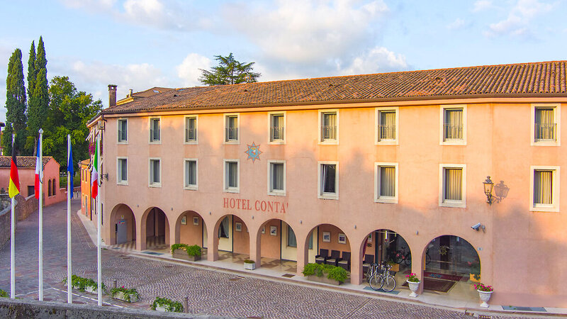 Hotel Contà in Pieve di Soligo, Venedig Außenaufnahme