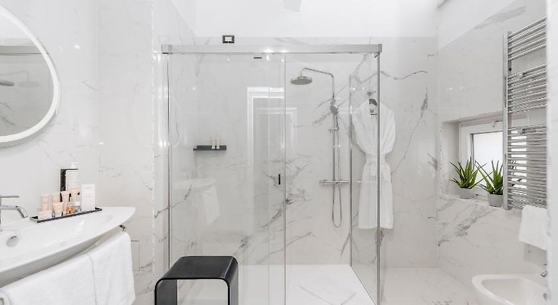 La Ville Art Noveau Hotel in Rom, Rom-Fiumicino Badezimmer