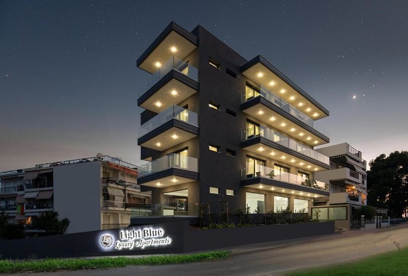 The Light Blue Hotel in Nea Kallikrateia, Thessaloniki (Chalkidiki) Außenaufnahme