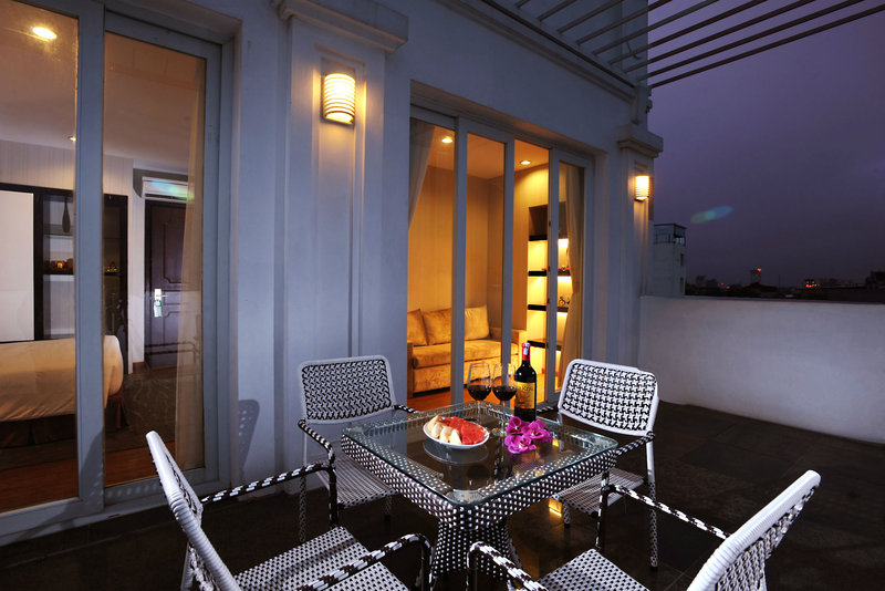 Serene Boutique Hotel & Spa in Hanoi, Hanoi (Vietnam) Terasse