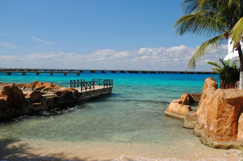 El Cid La Ceiba Beach Hotel in Cozumel, Cancun Strand