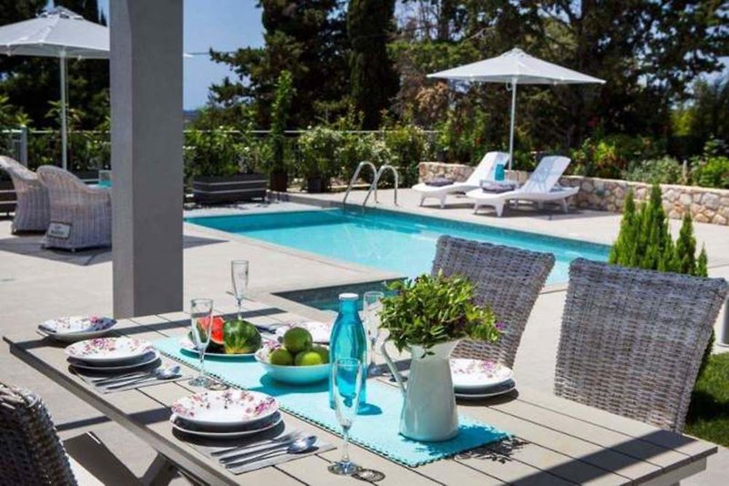 Ligarion Aroma View Resort in Mousata, Kefalonia Pool