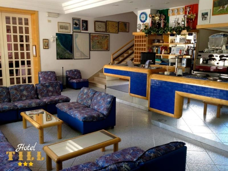 Hotel Till in Marebello di Rimini, Bologna Lounge/Empfang