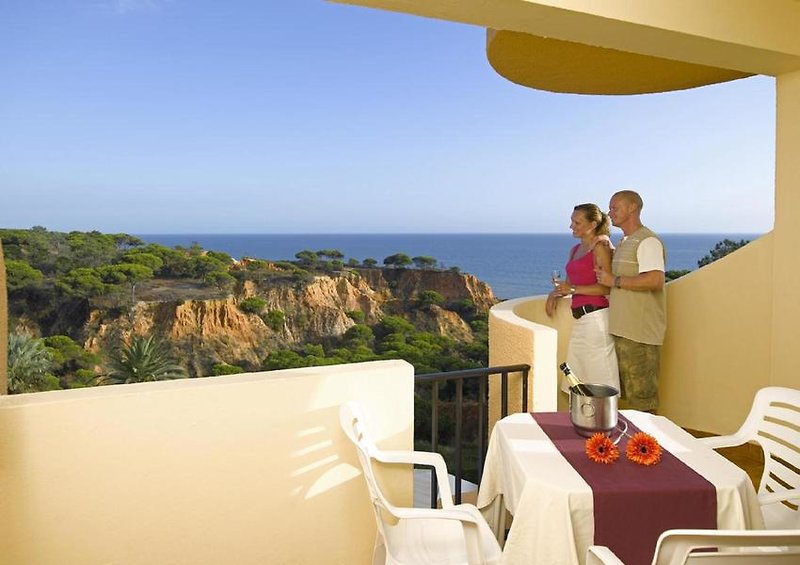 Falésia Beach Resort in Olhos de Água, Faro Terasse