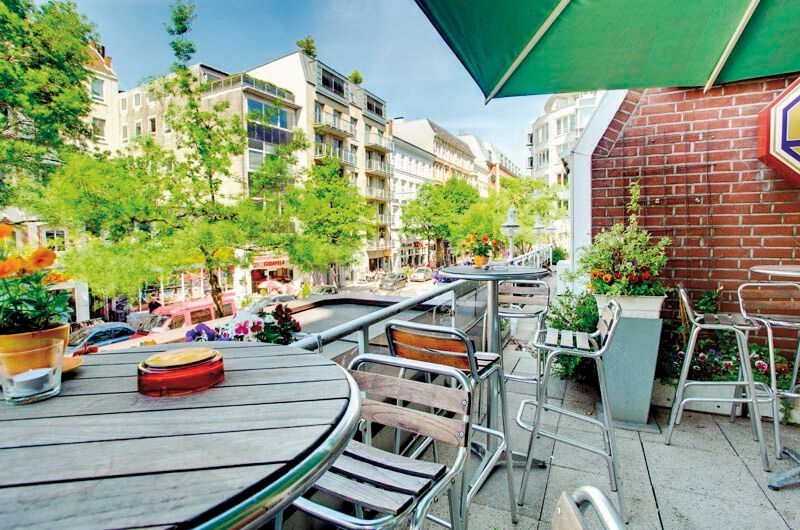 Hotel Senator in Hamburg, Hamburg (DE) Terrasse