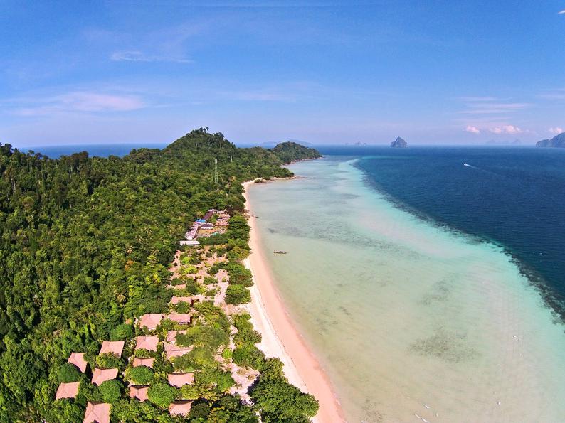 The Sevenseas Resort in Ko Kradan, Krabi (Thailand) Landschaft