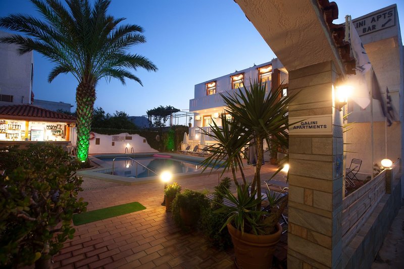 Galini Apartments in Analipsi, Heraklion (Kreta) Garten