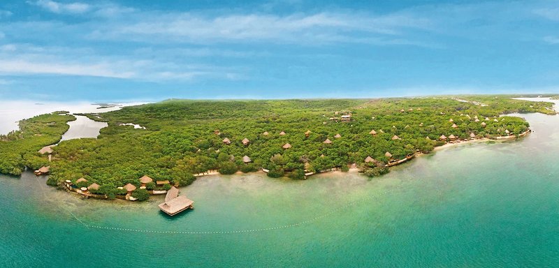 Hotel Las Islas in Insel Baru, Cartagena Landschaft