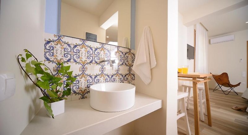 Veranda Rossa in Rethymno, Chania (Kreta) Badezimmer