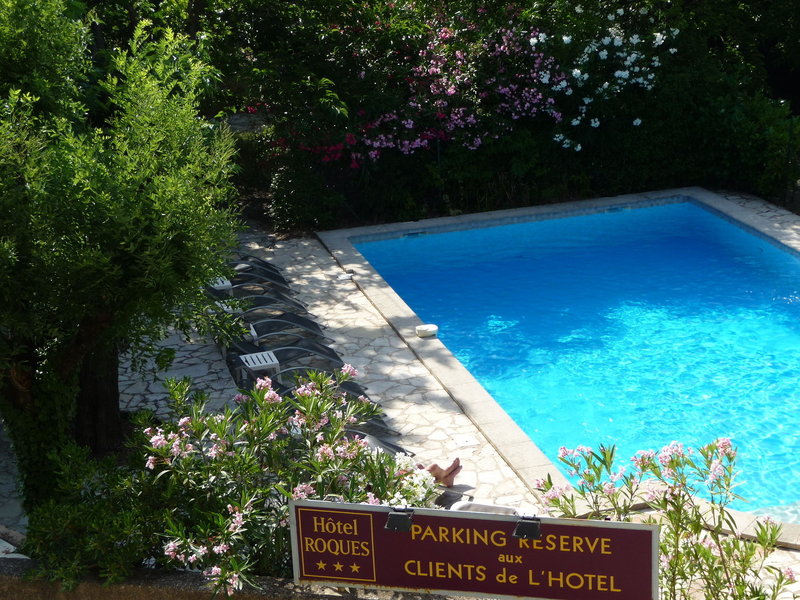 Hotel Roques in Les Angles, Marseille Landschaft