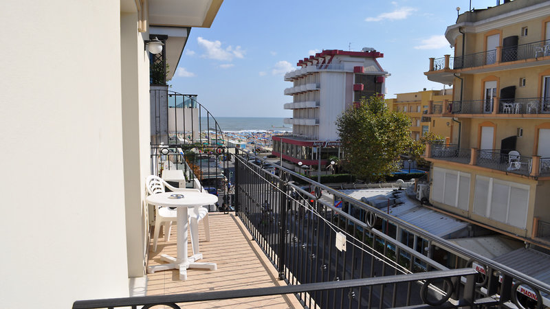 Hotel Graziella Mare in Rivazzurra, Venedig Terrasse