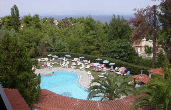Kassandra Bay in Kryopigi, Thessaloniki (Chalkidiki) Außenaufnahme