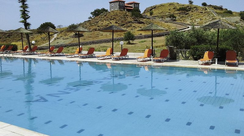 MARILENA HOTEL in Molyvos, Mytilene (Lesbos) Pool