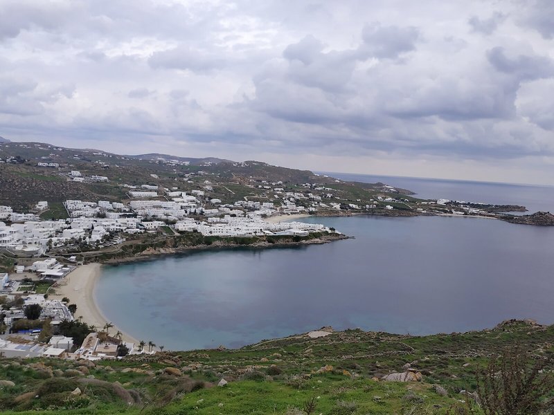 Mykonos Eterna Villa in Psarrou, Mykonos Landschaft
