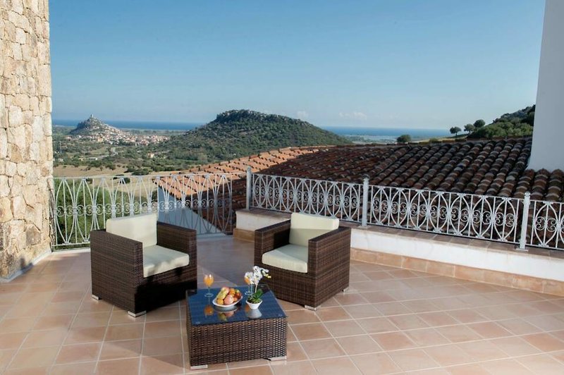 Agriturismo Su Vrau in Posada, Olbia,Sardinien Terrasse