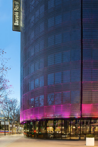 Barceló Raval in Barcelona, Barcelona Außenaufnahme