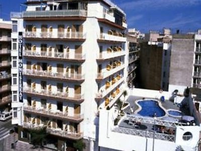 Hotel Petit Palau in Blanes, Barcelona Außenaufnahme