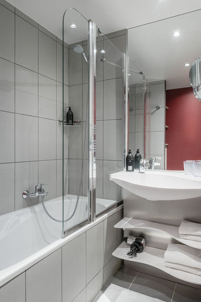 Aparthotel Adagio Paris Bercy Village in Paris, Paris-Charles De Gaulle Badezimmer