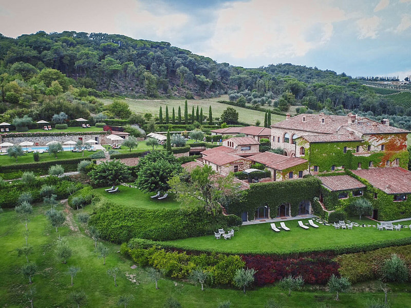 Hotel Le Fontanelle in Pianella, Florenz Außenaufnahme