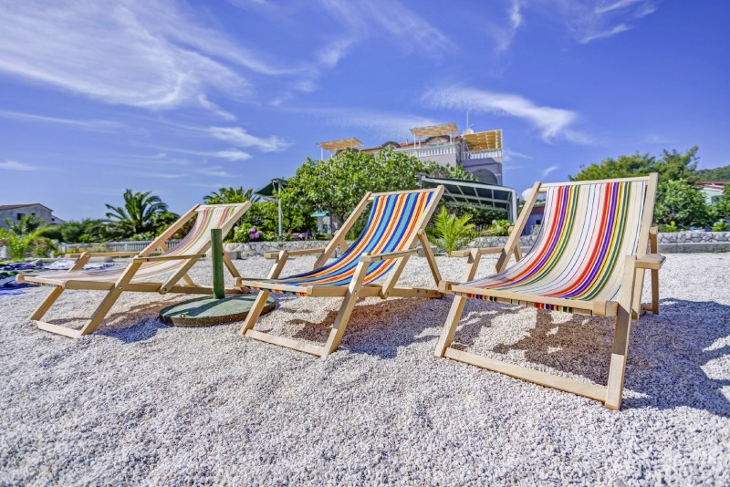 Pension Kacina in Poljica, Split (Kroatien) Strand