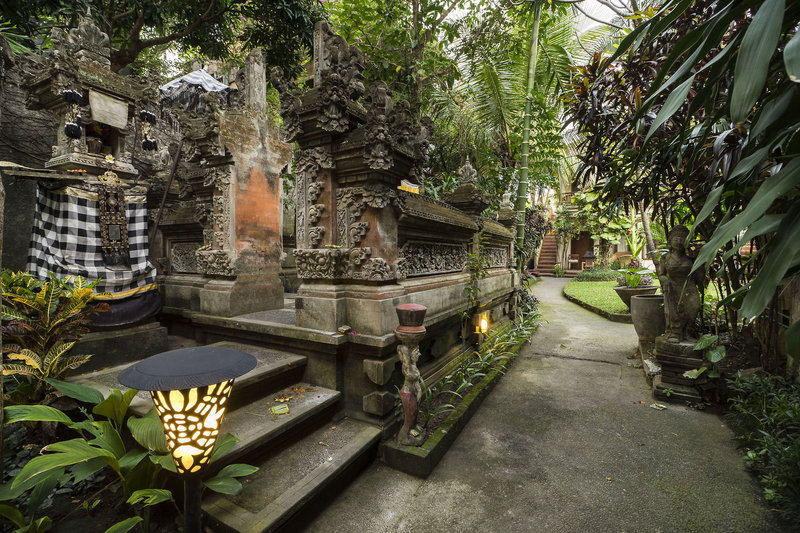 Adi Cottage in Ubud, Denpasar (Bali) Garten