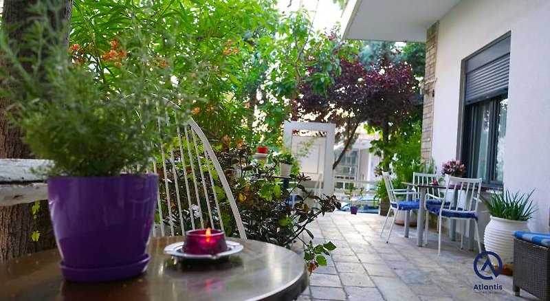 Hotel Atlantis in Nea Kallikrateia, Thessaloniki (Chalkidiki) Garten