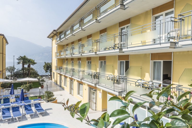 Hotel Drago in Brenzone, Außenaufnahme