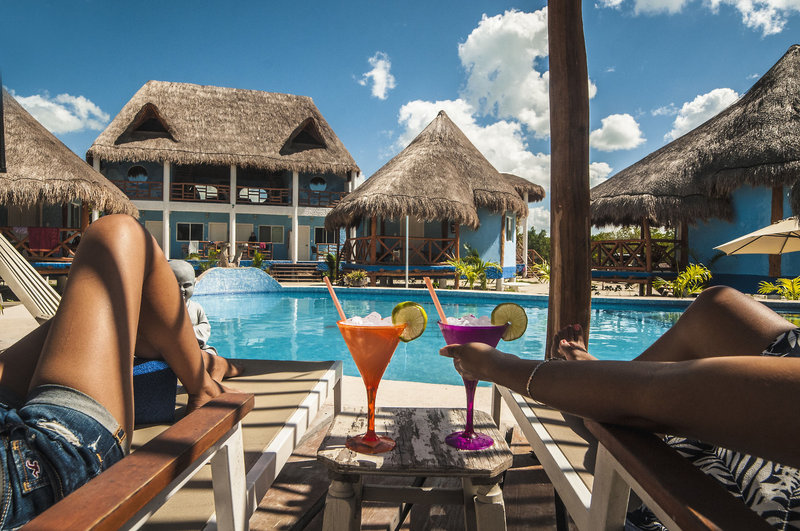 Cielito Holbox in Isla Holbox, Cancun Terasse