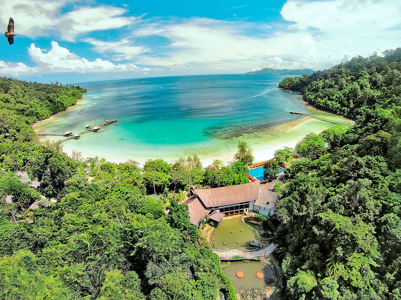 Bunga Raya Island Resort und Spa in Pulau Gaya, Kota Kinabalu Außenaufnahme