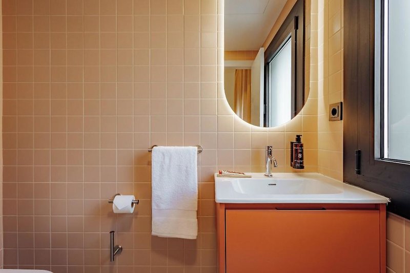 Hotel Robson in Lloret de Mar, Barcelona Badezimmer